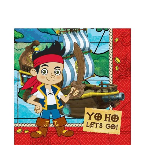 Jake and the Neverland Pirates Lunch Napkins, 16-pk Product image