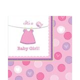 It's a Girl Baby Shower Lunch Napkins, 16-pk