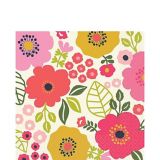 Coral Floral Lunch Napkins, 16-pk
