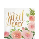 Floral Baby Lunch Napkins, 16-pk | Amscannull