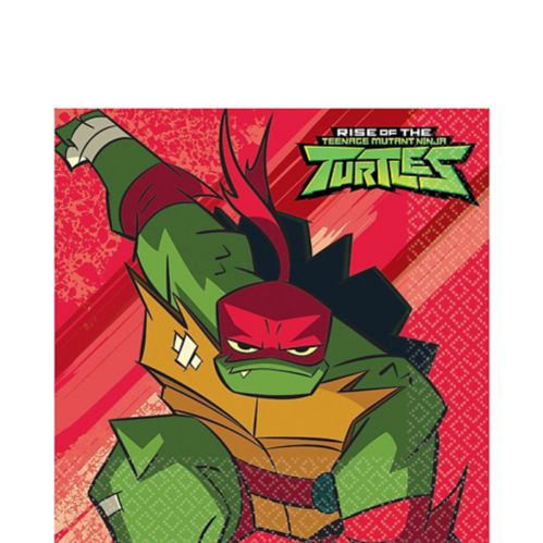 Rise of the Teenage Mutant Ninja Turtles Birthday Party Lunch Napkins, 16-pk Product image