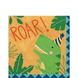 Dino-Mite Dinosaur "Roar" Birthday Party Lunch Napkins, 16-pk | Amscannull
