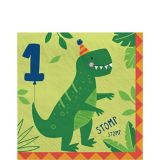 Dino-Mite Dinosaur 1st Birthday Party Lunch Napkins, 16-pk | Amscannull