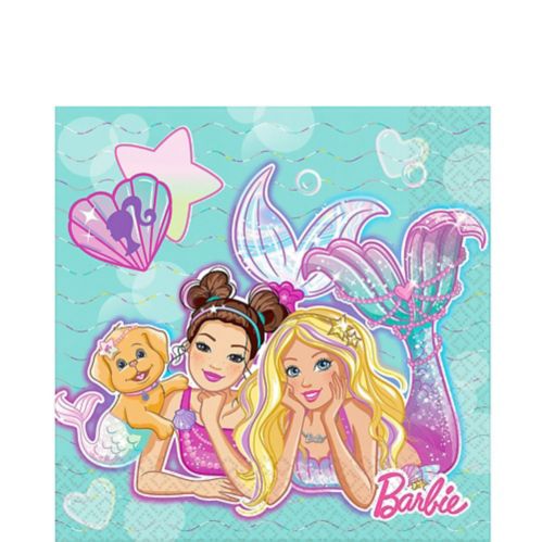 Barbie Mermaid Paper Lunch Napkins, 16-pk Product image