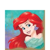 Serviettes de table pour fête d'anniversaire, princesse Ariel, paq. 16 | Disney Princessnull