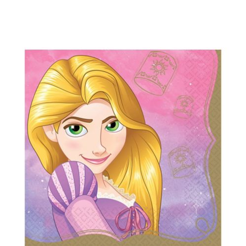 Princess Rapunzel Birthday Party Lunch Napkins, 16-pk Product image