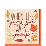 Fall Foliage Lunch Paper Napkins, 16-pk | Amscannull