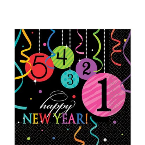 Wild New Year's Lunch Napkins, 16-pk Product image