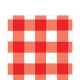 American Summer Red Gingham Lunch Napkins, 16-pk