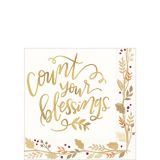 Count Your Blessings Beverage Napkins, 36-pk