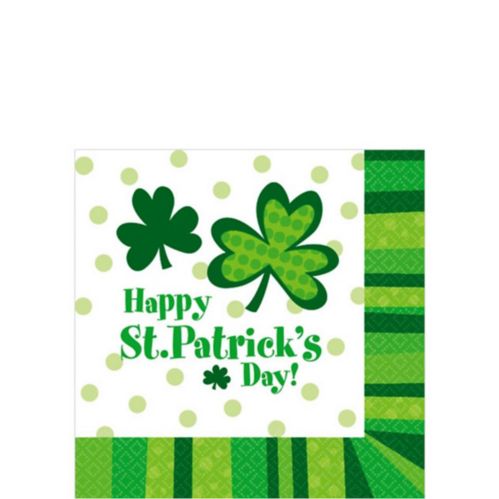 St. Patrick's Day Cheer Beverage Napkins, 125-pk Product image
