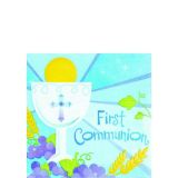 Serviettes pour boissons première communion, enfants, paq. 36