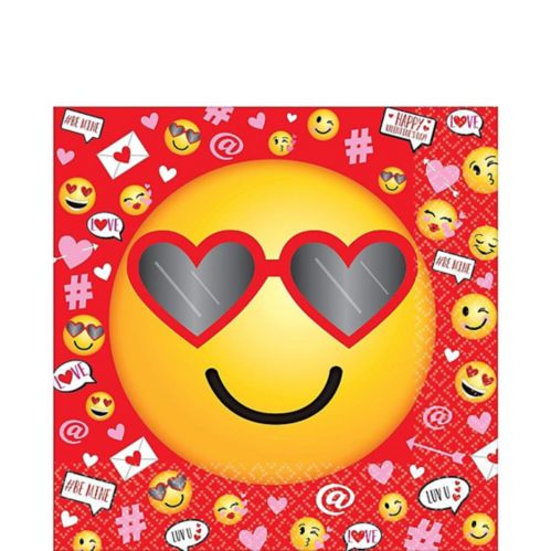 Smiley Valentine's Day Lunch Napkins, 36-pk Product image