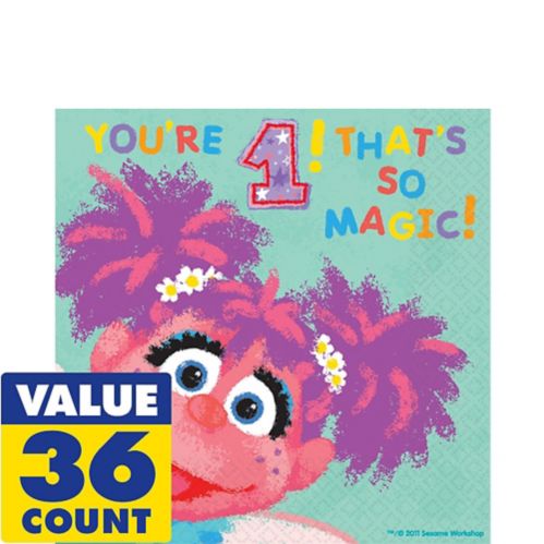 Sesame Street Abby Lunch Napkins, 36-pk Product image