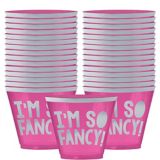 Silver Young & Fab Plastic Tumblers, 30-pk | Amscannull