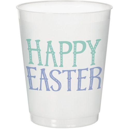 Happy Easter Frosted Stadium Cups, 8-pk Product image