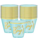 It's A Boy Plastic Cups, 9-oz, 30-pk | Amscannull