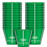 Football Field Plastic Cups, 24-pk | Amscannull