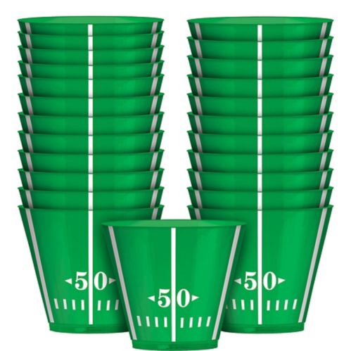 Football Field Plastic Cups, 24-pk Product image