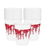 Gobelets en plastique à éclaboussures de sang, paq. 25 | Amscannull