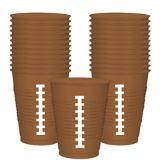 Touchdown Football Plastic Cups, 25-pk | Amscannull