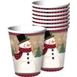 Winter Wonder Snowman Cups, 8-pk | Amscannull