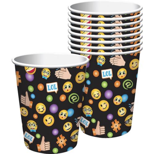Smiley Birthday Party Cups, 9-oz, 8-pk Product image
