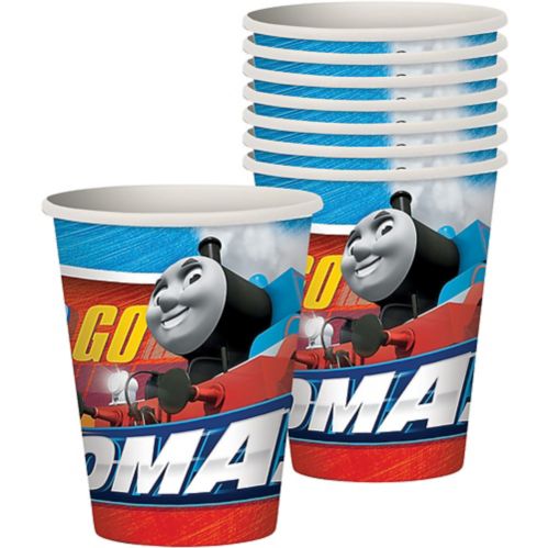 Thomas the Tank Engine Birthday Party Disposable Cups, 9-oz, 8-pk Product image