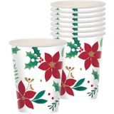 Holly Merry Christmas Paper Cups, 8-pk | Amscannull