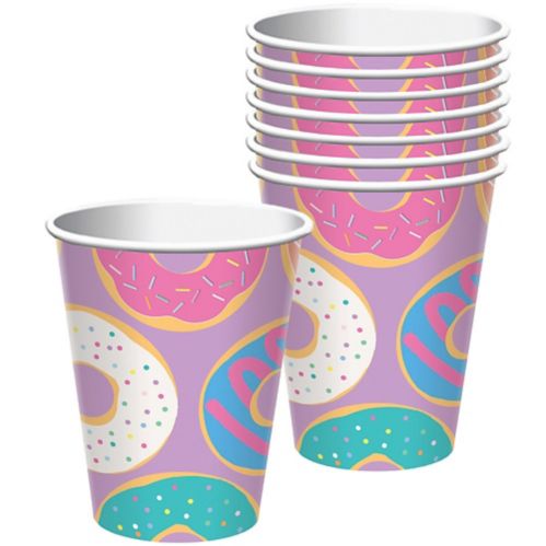Donut Birthday Party Paper Cups, 9-oz, 8-pk Product image