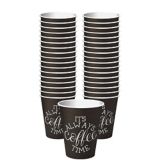 Big Party Coffee Time Paper Coffee Cups, 40-pk | Amscannull