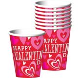 Bright Valentine's Day Cups, 18-pk | Amscannull