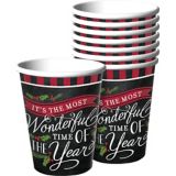 Most Wonderful Time Cups, 9-oz, 18-pk | Amscannull