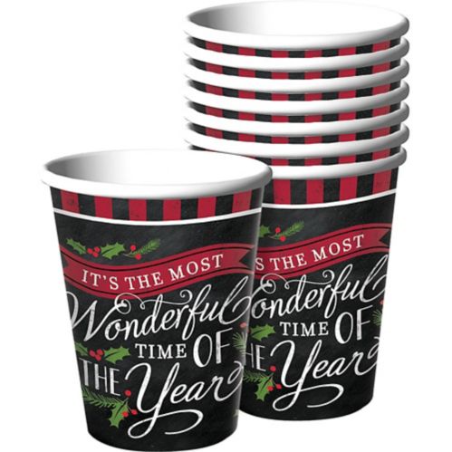 Most Wonderful Time Cups, 9-oz, 18-pk Product image