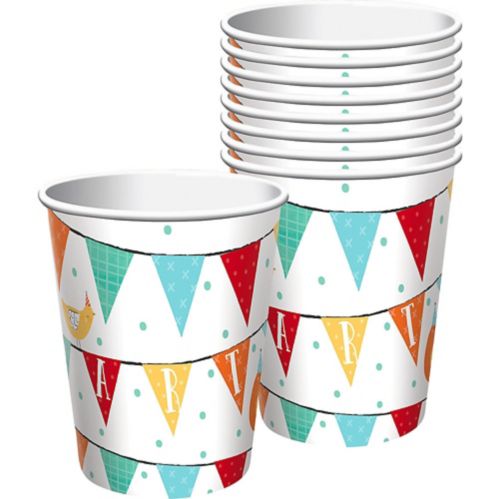 Friendly Farm Birthday Party Disposable Paper Cups, 9-oz, 8-pk Product image