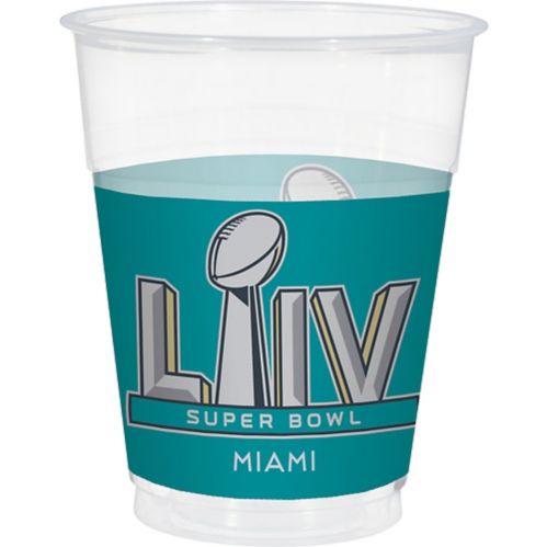 Super Bowl Plastic Cups, 25-pk Product image