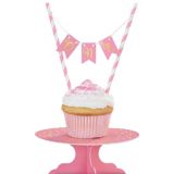 Mini Pink 1st Birthday Cake Stand Kit, 2-pc | Amscannull