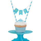 Mini Blue 1st Birthday Cake Stand Kit, 2-pc | Amscannull