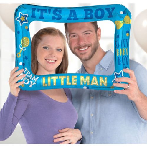 Inflatable Gender Reveal It's A Boy Photo Frame Balloon Product image
