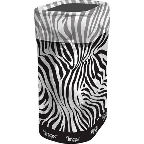 Fling Bin Zebra Pop-Up Trash Bin Product image