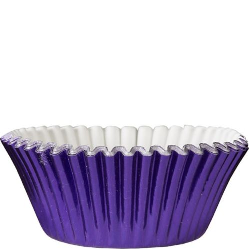 Metallic Purple Baking Cups, 24-ct Product image