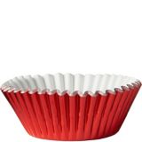 Metallic Red Baking Cups, 24-ct | Amscannull