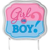 Gender Reveal Cake Topper Party City