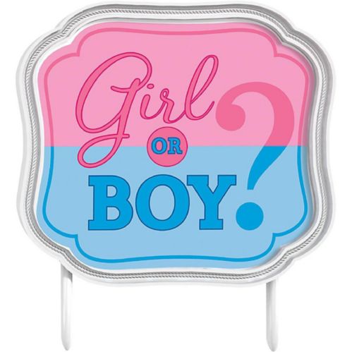 Gender Reveal Cake Topper Product image