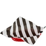 Black and White Striped Basket Liners, 16-pk