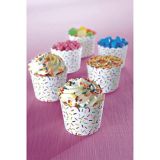 Mini Colourful Sprinkles Scalloped Bowls, 36-pk