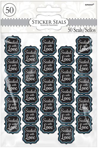 Gold Love Sticker Seals, 50-pk Product image