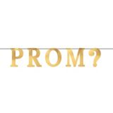 Metallic Prom Letter Banner Party City