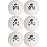 Skull & Crossbones Pong Balls, 6-pk