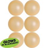 Black Light Pong Balls, 6-pk